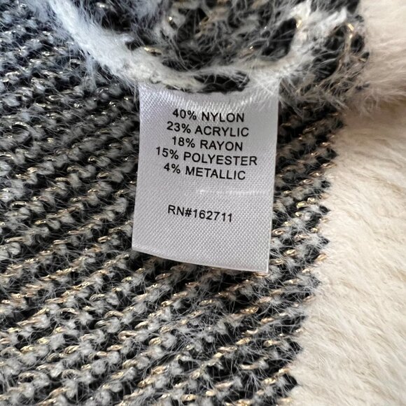 NWT Love Ellie Mallie Crew Neck Animal Print Fuzzy Sweater Sz XXL - Picture 9 of 14